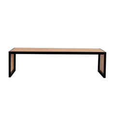 FURNIFIED Bench Leon Wicker Rattan 152cm