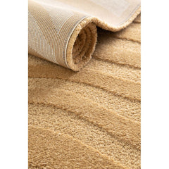 AFK LIVING Soft Rug Wave Brown