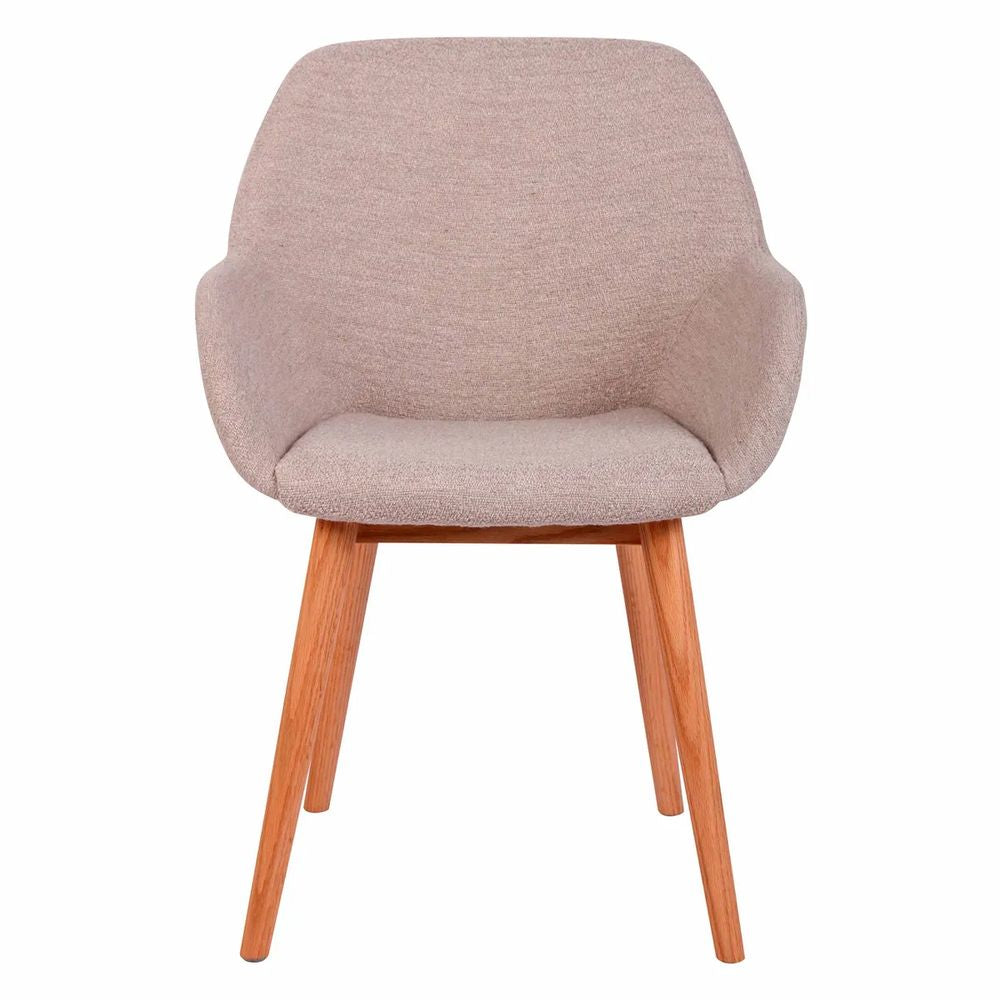 ZAGO Armchair Altea Wood Legs Fabric