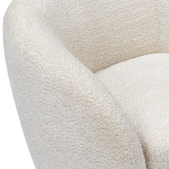 ZAGO Swivel Armchair Assa Loop Fabric Beige