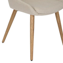 ZAGO Chair Bari Oak Legs Fabric