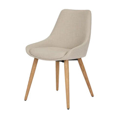 ZAGO Chair Bari Oak Legs Fabric