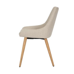 ZAGO Chair Bari Oak Legs Fabric