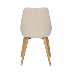 ZAGO Chair Bari Oak Legs Fabric