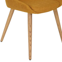 ZAGO Chair Bari Oak Legs Fabric