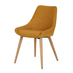 ZAGO Chair Bari Oak Legs Fabric