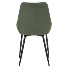 ZAGO Chair Bari Metal Legs Corduroy Fabric