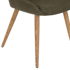 ZAGO Chair Bari Oak Legs Fabric