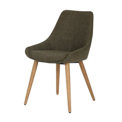 ZAGO Chair Bari Oak Legs Fabric