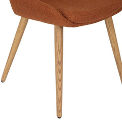 ZAGO Chair Bari Oak Legs Fabric