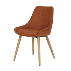 ZAGO Chair Bari Oak Legs Fabric