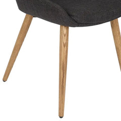 ZAGO Chair Bari Oak Legs Fabric