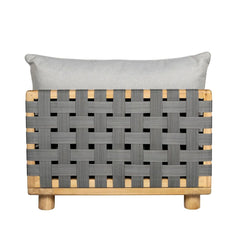 ZAGO Outdoor Sofa Module Benn Fabric And Acacia