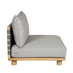 ZAGO Outdoor Sofa Module Benn Fabric And Acacia