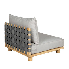 ZAGO Outdoor Sofa Module Benn Fabric And Acacia