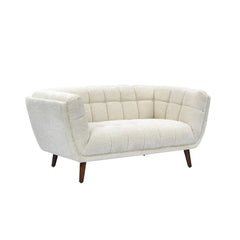 ZAGO Sofa 2-seater Beryl Wood Legs Terry Fabric