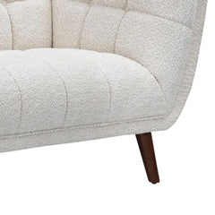 ZAGO Sofa 3-seater Beryl Wood Legs Terry Fabric