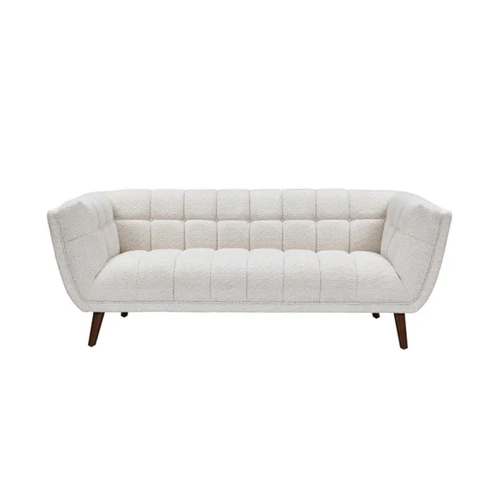 ZAGO Sofa 3-seater Beryl Wood Legs Terry Fabric