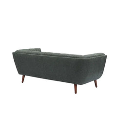 ZAGO Sofa 3-seater Beryl Wood Legs Fabric