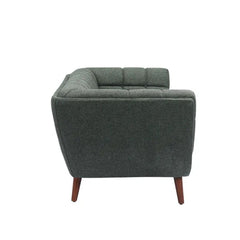 ZAGO Sofa 3-seater Beryl Wood Legs Fabric