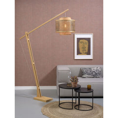 GOOD&MOJO Floor Lamp Bhutan Bamboo Natural Base 207cm