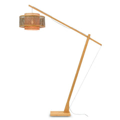 GOOD&MOJO Floor Lamp Bhutan Bamboo Natural Base 207cm