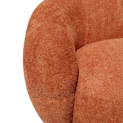 ZAGO Armchair Cocoon Curly Wool Fabric