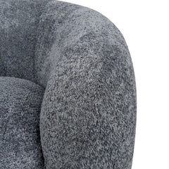 ZAGO Armchair Cocoon Curly Wool Fabric