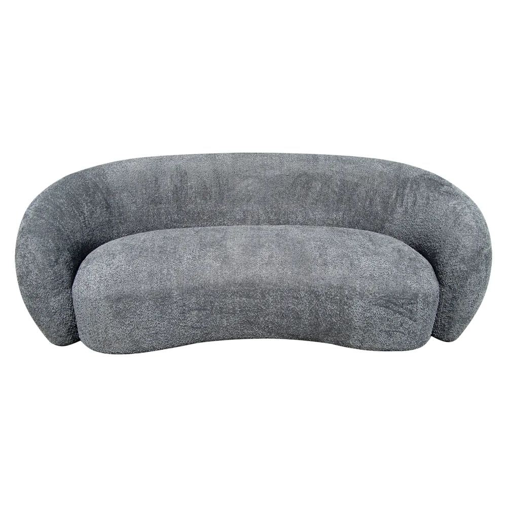 ZAGO 3-seater Sofa Cocoon Curly Wool Fabric