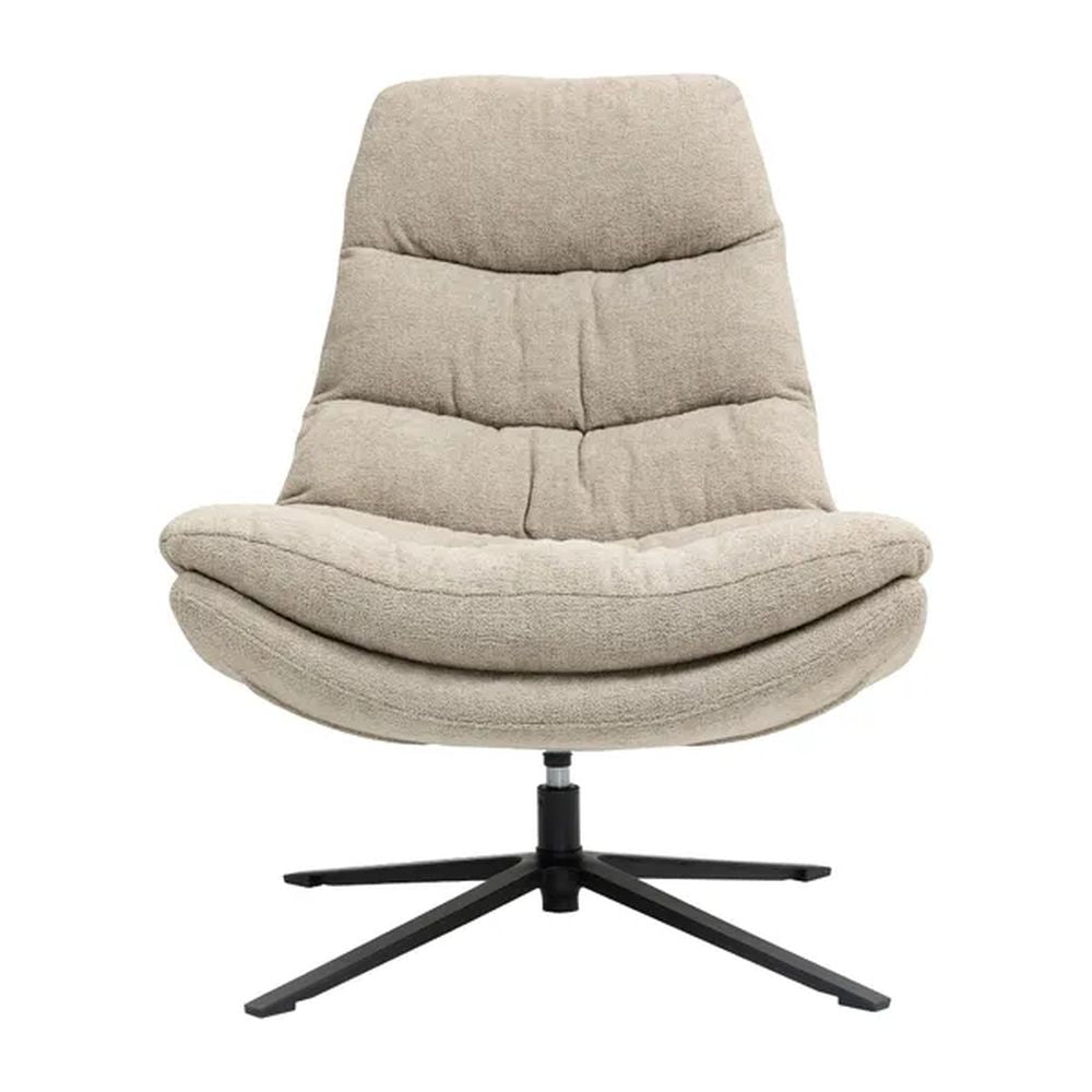 ZAGO Swivel Armchair Costa Sand Fabric