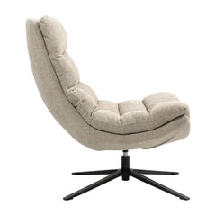 ZAGO Swivel Armchair Costa Sand Fabric