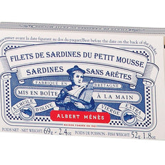 ALBERT MENES Sardine Fillets from Petit Mousse Boneless 60g