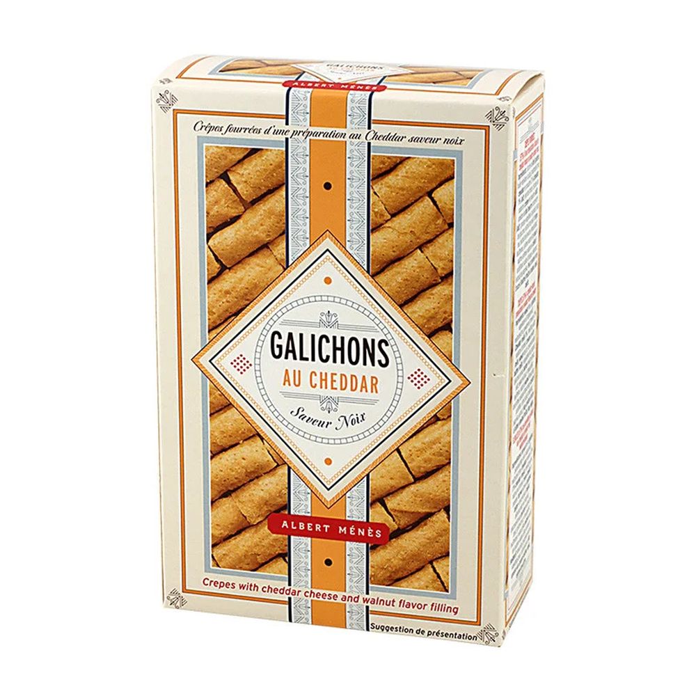 ALBERT MENES Cheddar Cheese And Walnut Galichon Pancakes 125g