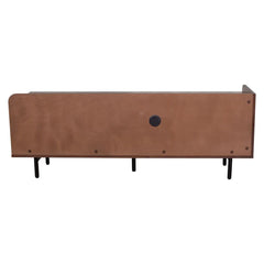 ZAGO TV Sideboard Gatsby Walnut Black Metal 150cm