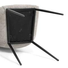 ZAGO Armchair Hibis Metal Legs Fabric