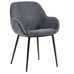 ZAGO Armchair Hibis Metal Legs Fabric