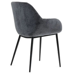 ZAGO Armchair Hibis Metal Legs Fabric