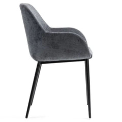 ZAGO Armchair Hibis Metal Legs Fabric