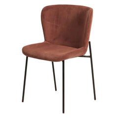 ZAGO Chair Holden Metal Legs Corduroy Fabric