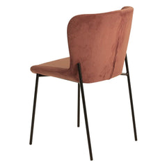 ZAGO Chair Holden Metal Legs Corduroy Fabric