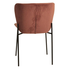 ZAGO Chair Holden Metal Legs Corduroy Fabric