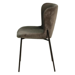 ZAGO Chair Holden Metal Legs Corduroy Fabric