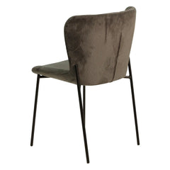 ZAGO Chair Holden Metal Legs Corduroy Fabric