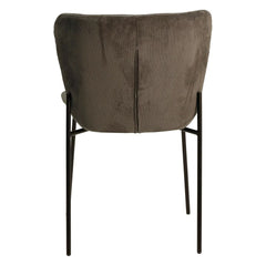 ZAGO Chair Holden Metal Legs Corduroy Fabric