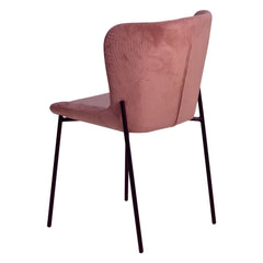 ZAGO Chair Holden Metal Legs Corduroy Fabric