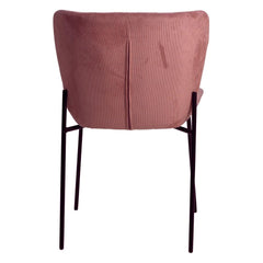 ZAGO Chair Holden Metal Legs Corduroy Fabric