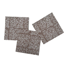 OPJET PARIS Set of 20 Paper Napkins Brown Batik