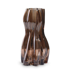 OPJET PARIS Vase Edgar Glass Brown 28cm