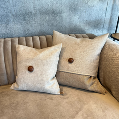 INTERIOR Pillow Light Grey Wool 40x40cm