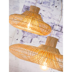 GOOD&MOJO Hanging Lamp Kalahari Wicker Double L